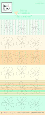 Heidi Grace - The Meadow - Plastic Flower Decorations  (sold in 3's)
